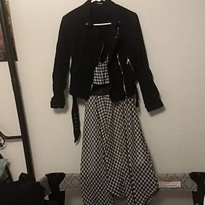 Dress(medium) and jacket(small)set